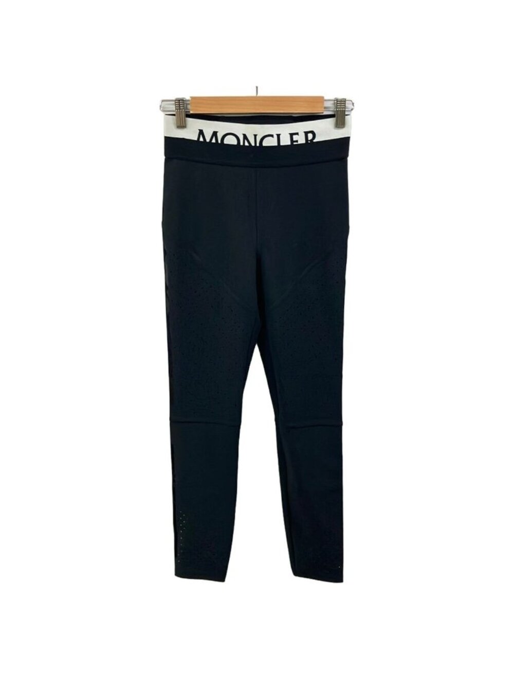 Moncler Dark Navy Black White Leggings